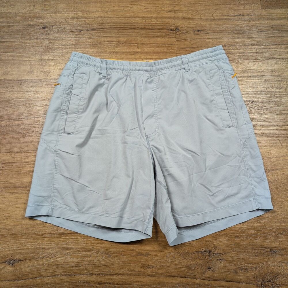 Birddogs Boomstick Shorts Mens Large Gray 7” Lined Pockets Running Gym Training